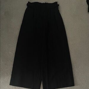 Ann Taylor Black Wide-Leg Pants